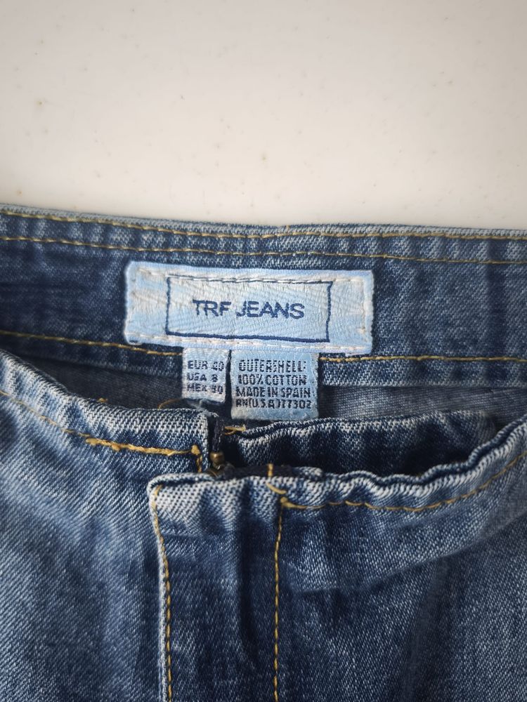 Zara TRF Jeans Denim Shorts 3
